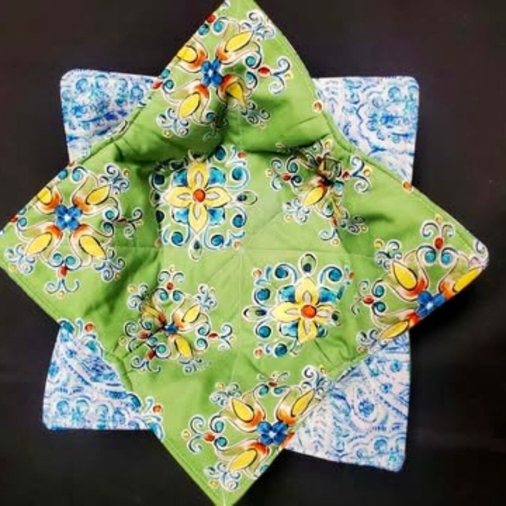 Bowl Cozies - Microwave safe and Reversible - Set of 2